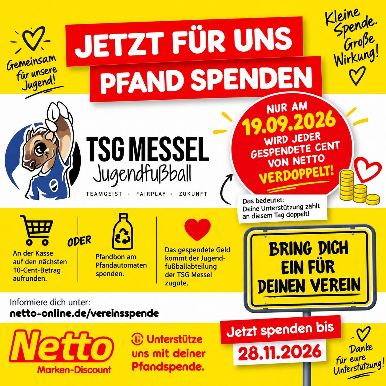 📅 SAVE THE DATE – VERDOPPLUNGSTAG!
